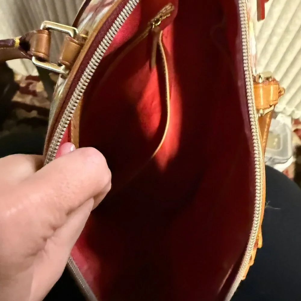 Dooney & Bourke Plaid Vinyl/Leather Bag